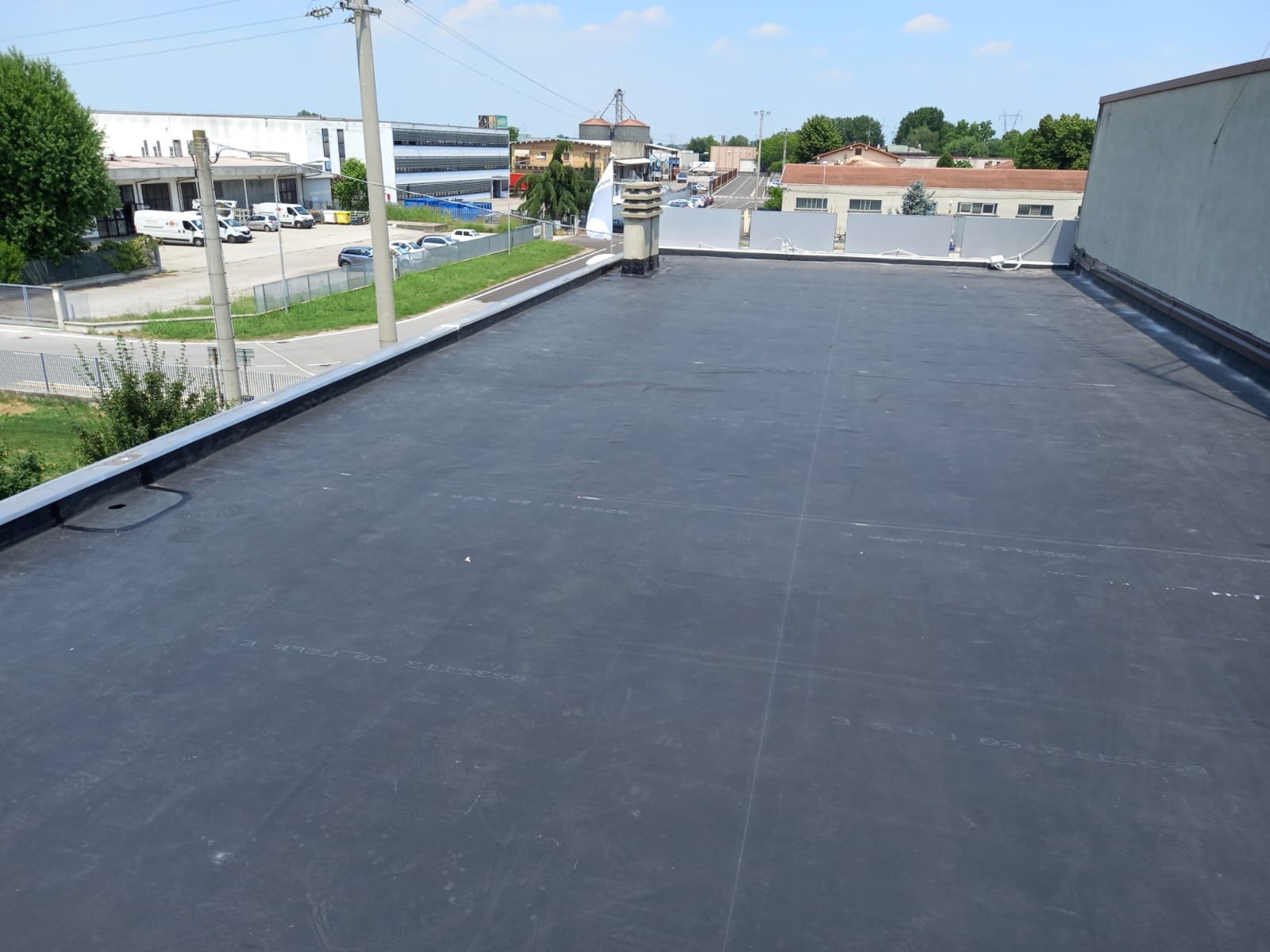 Copertura industriale in epdm fine lavori aa coperture