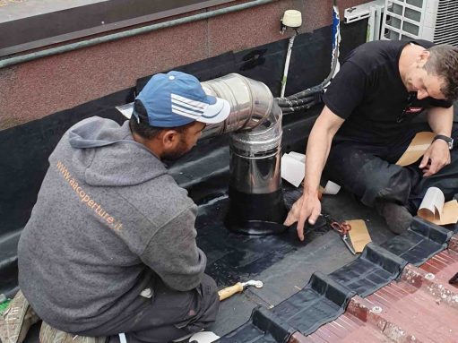 copertura industriale camino in epdm aa coperture
